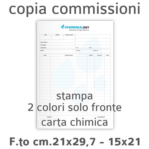  50 COPIA COMMISSIONI 2 COPIE 15x21