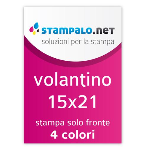 VOLANTINI F.TO 15X21 CM. (A5) STAMPA 4+0